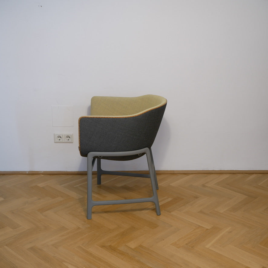 Fritz Hansen Armchair - Gelb/Grau