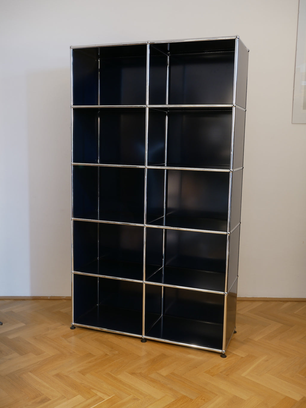 USM Haller Hochregal - Dunkelblau