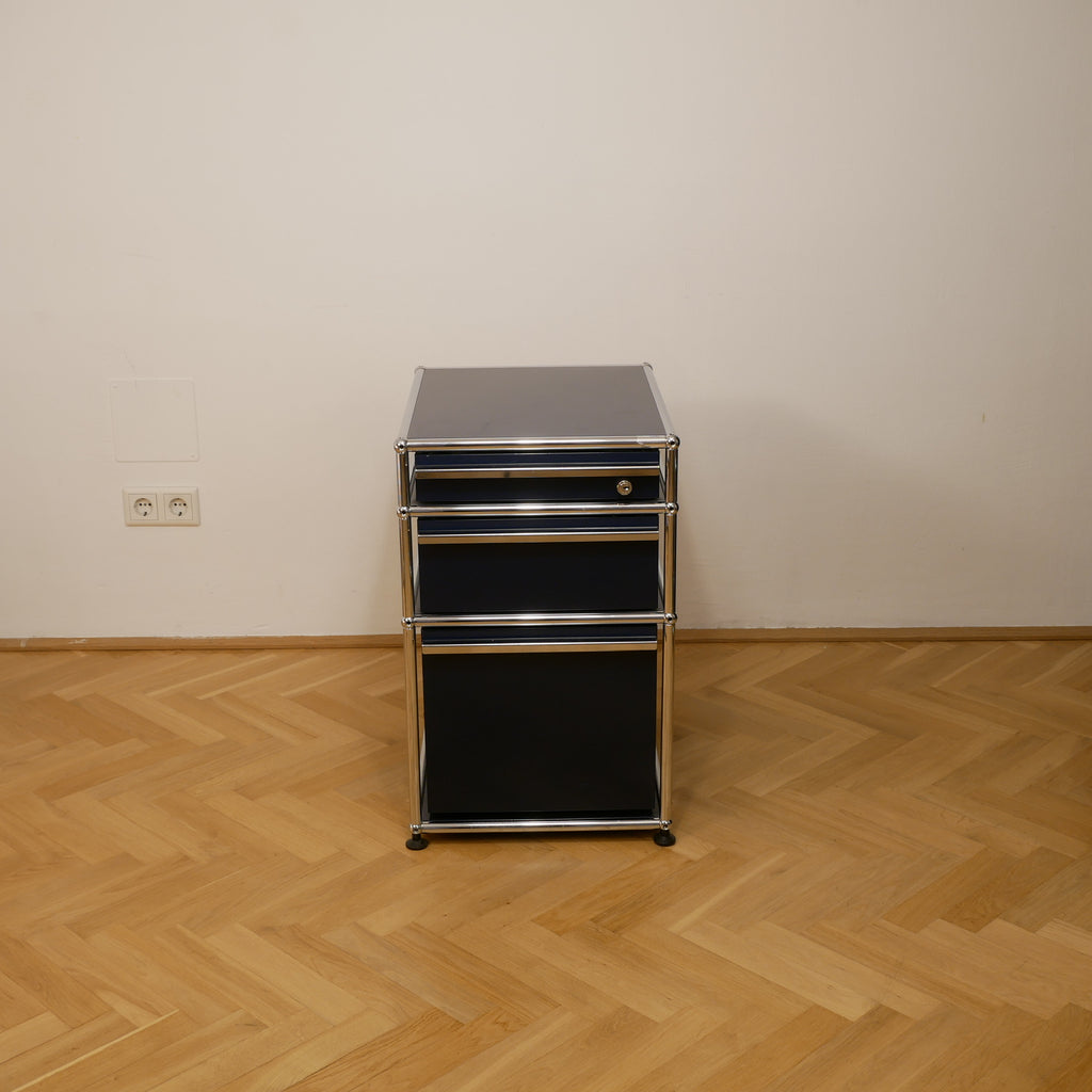 USM Haller Rollcontainer - dunkelblau