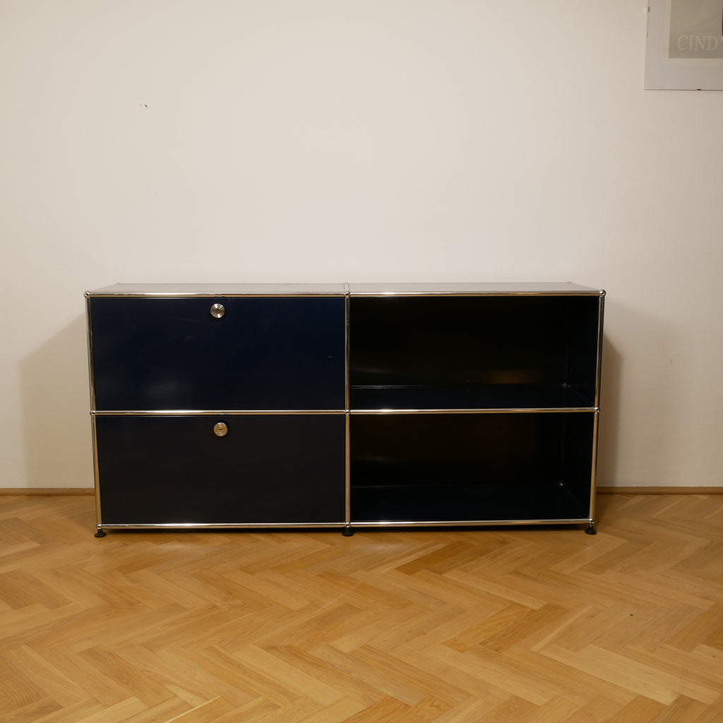 USM Haller Sideboard dunkelblau
