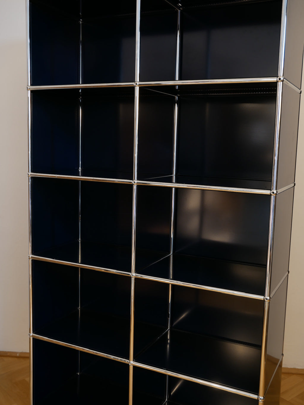 USM Haller Hochregal - Dunkelblau