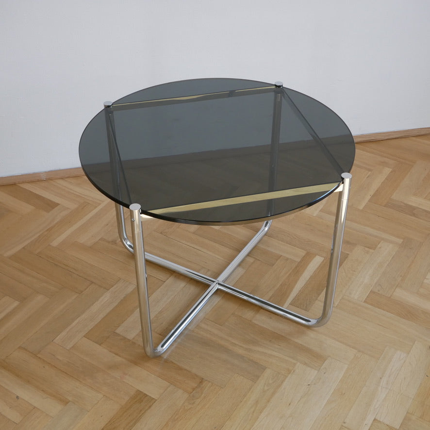 Knoll MR Tisch - Rauchglas