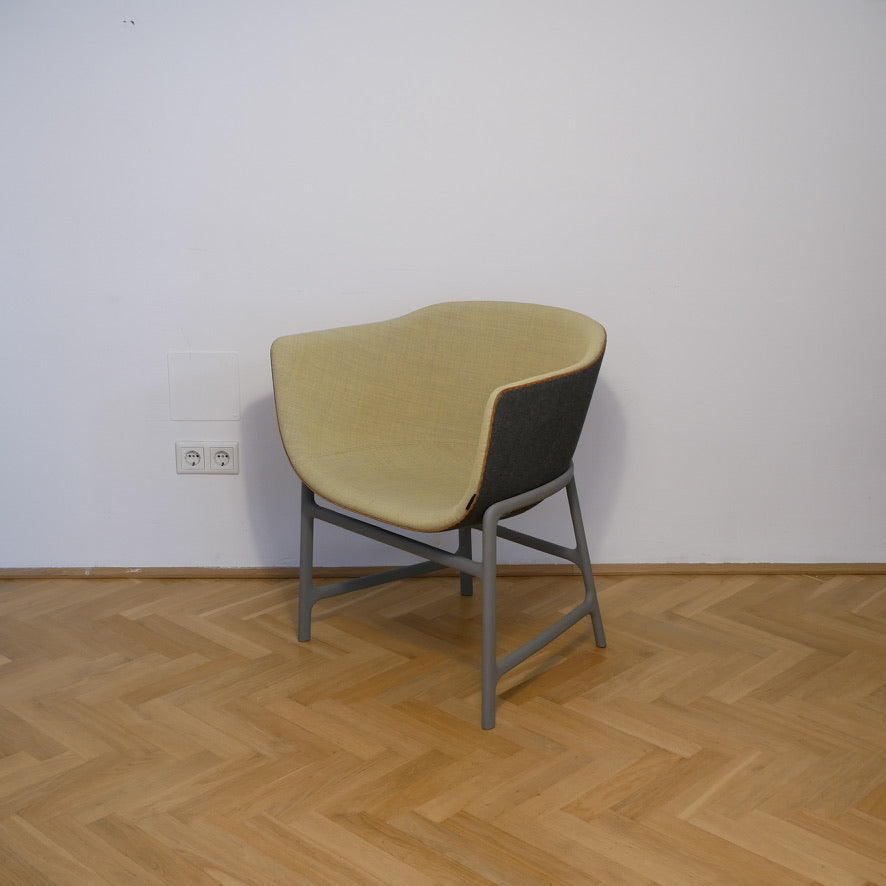 Fritz Hansen Armchair - Gelb/Grau