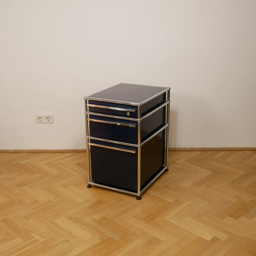 USM Haller Rollcontainer - dunkelblau