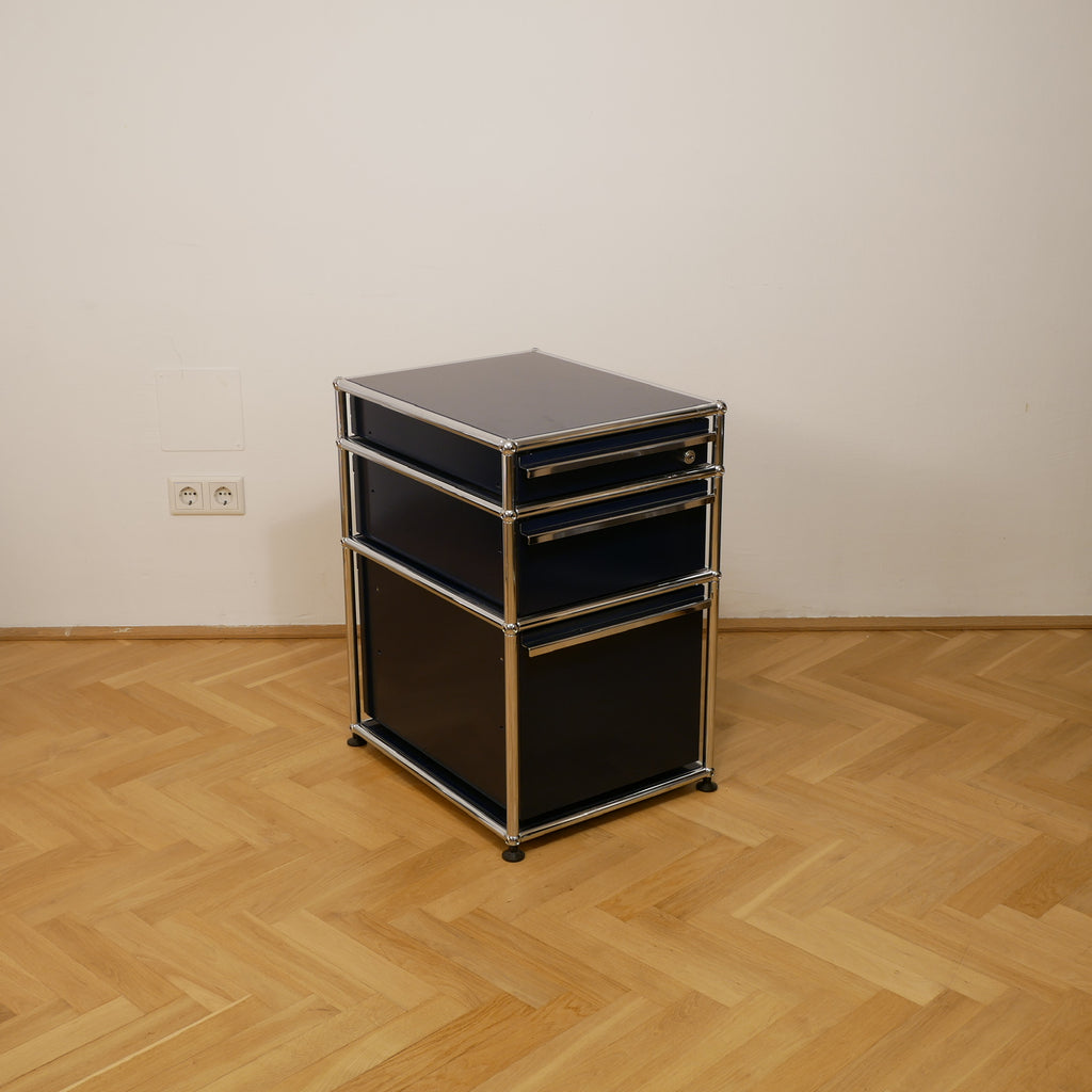 USM Haller Rollcontainer - dunkelblau