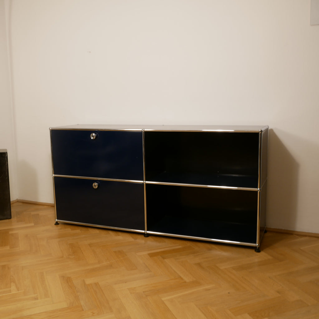 USM Haller Sideboard dunkelblau