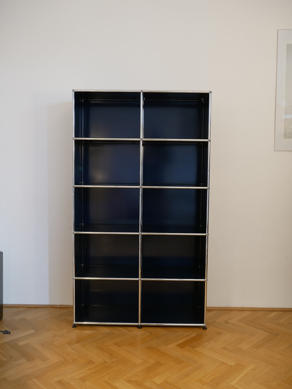 USM Haller Hochregal - Dunkelblau