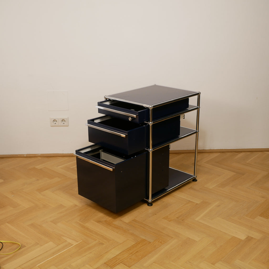 USM Haller Rollcontainer - dunkelblau