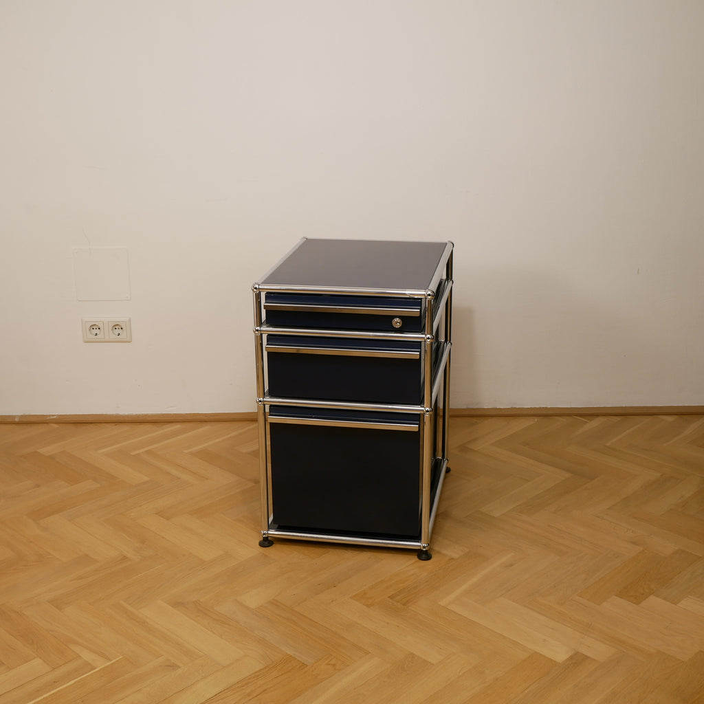 USM Haller Rollcontainer - dunkelblau