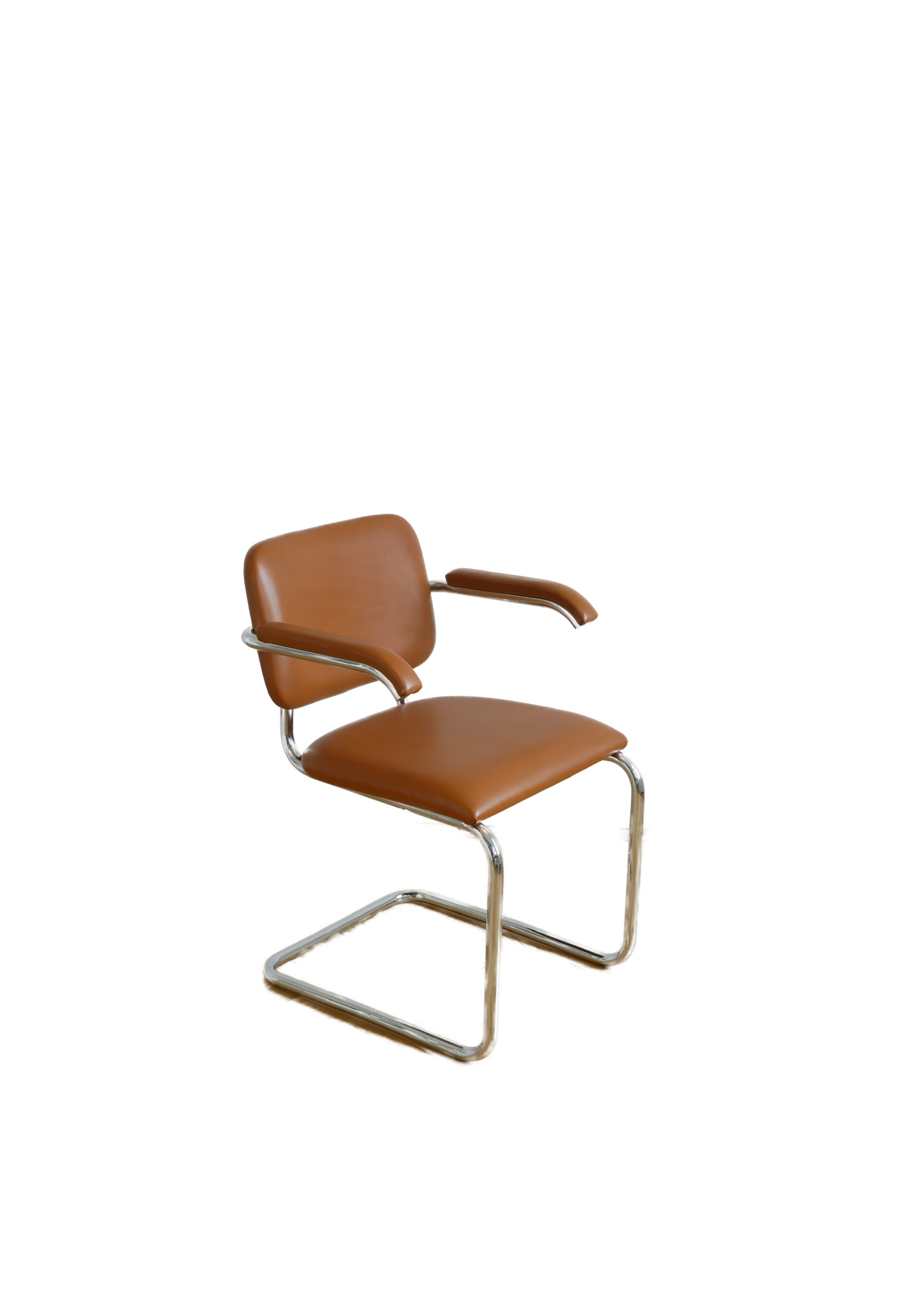 Gavina Freischwinger - Leder Braun