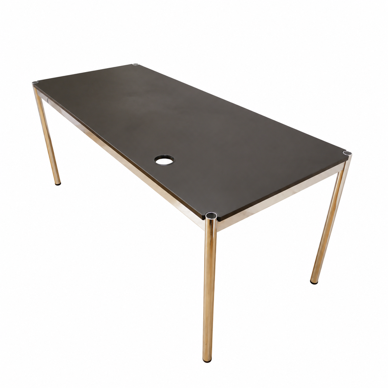 8x USM Haller Tisch - Holzplatte Schwarz